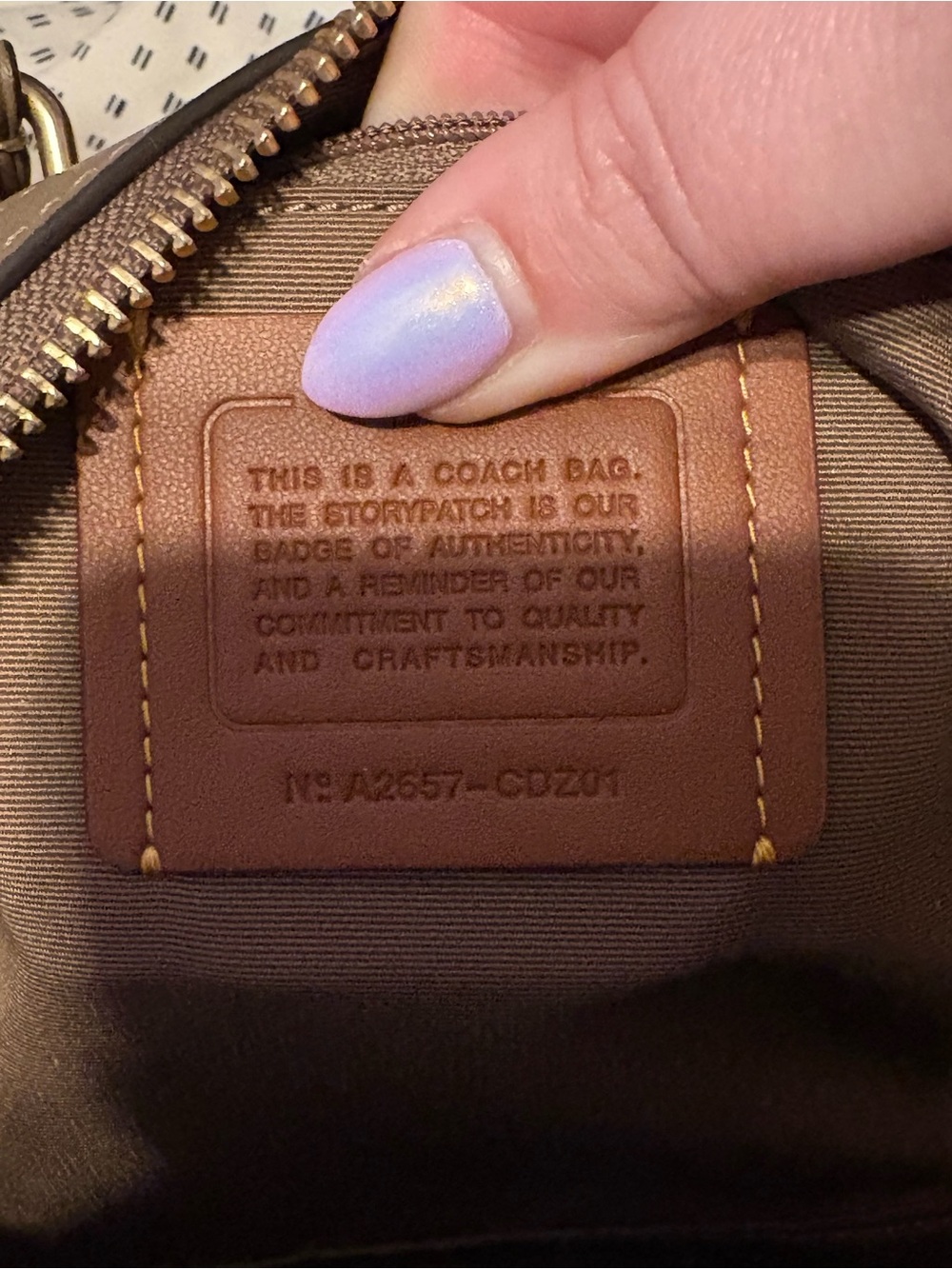 Coach Jacquard Floral Medium Rowan - Picture 3 of 4